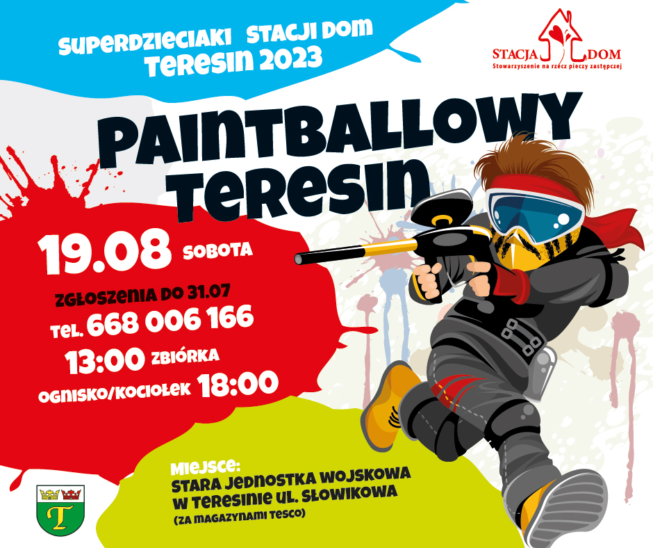 Paintballowy Teresin – baner na Facebooka